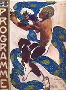 Leon Bakst in the ballet Afternoon of a Faun 1912 Spain oil painting artist